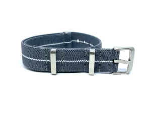 Best Watch Wear Nylon Strap Elastic – Grå / vit