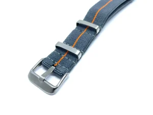 Outlet Watch Wear Nylon Strap Elastic – Grå / orange