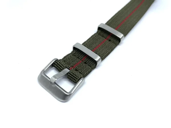 Clearance Watch Wear Nylon Strap Elastic – Grön / röd