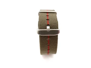 Clearance Watch Wear Nylon Strap Elastic – Grön / röd