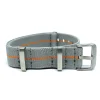Online Watch Wear Nylon Strap Elastic – Ljusgrå / orange