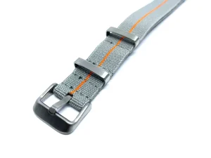 Online Watch Wear Nylon Strap Elastic – Ljusgrå / orange