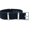Hot Watch Wear Nylon Strap Elastic – Svart
