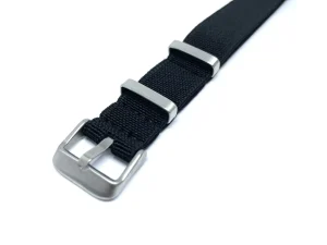Hot Watch Wear Nylon Strap Elastic – Svart