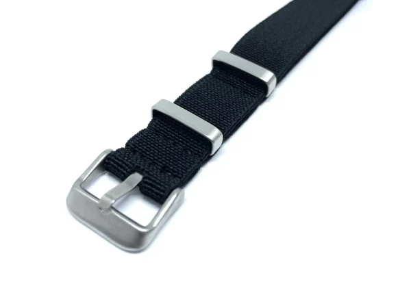 Hot Watch Wear Nylon Strap Elastic – Svart
