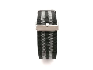 Online Watch Wear Nylon Strap Elastic – Svart / grå