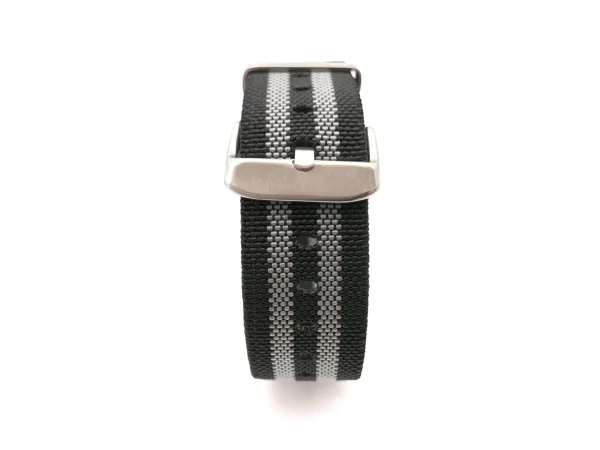 Online Watch Wear Nylon Strap Elastic – Svart / grå
