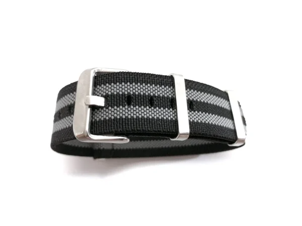 Online Watch Wear Nylon Strap Elastic – Svart / grå