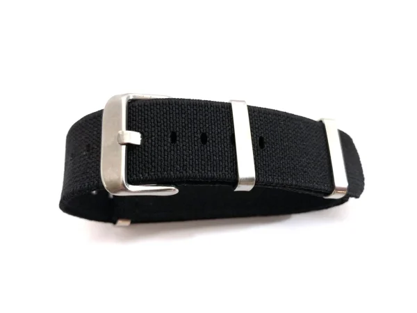 Hot Watch Wear Nylon Strap Elastic – Svart