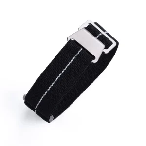 Fashion Watch Wear Nylon Strap Paratrooper – Svart / vit