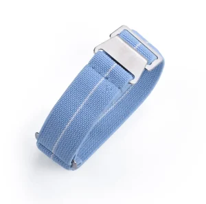 Fashion Watch Wear Nylon Strap Paratrooper – Ljusblå / vit