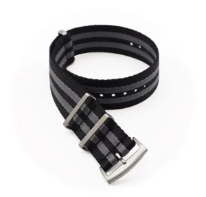 Discount Watch Wear Nylon Strap Premium – Svart / grå