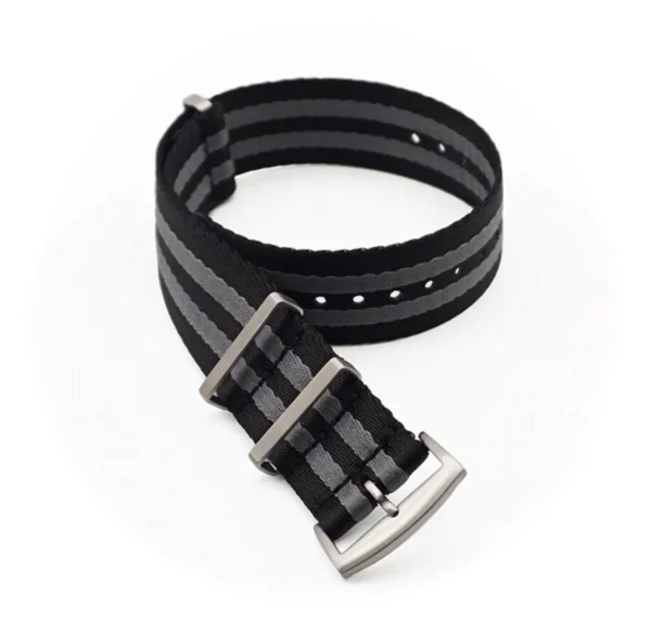 Discount Watch Wear Nylon Strap Premium – Svart / grå
