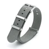 Discount Watch Wear Nylon Strap Ribbed – Grå