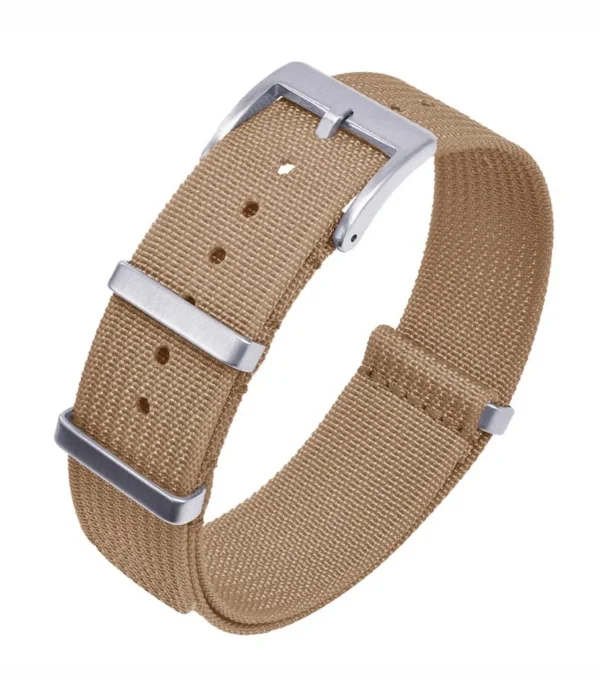 Outlet Watch Wear Nylon Strap Ribbed – Khaki