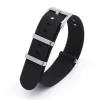 Discount Watch Wear Nylon Strap Ribbed – Svart