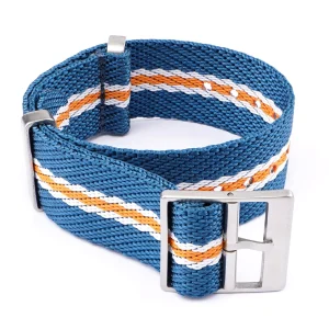 Hot Watch Wear Nylon Strap Single Pass – Blå/orange/vit