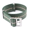 Online Watch Wear Nylon Strap Single Pass – Grön/beige