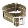 Sale Watch Wear Nylon Strap Single Pass – Khaki/beige