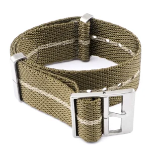 Sale Watch Wear Nylon Strap Single Pass – Khaki/beige