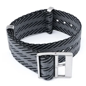 Sale Watch Wear Nylon Strap Single Pass – Svart/grå