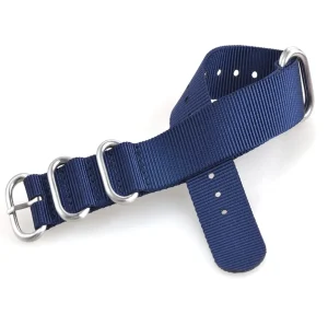 Online Watch Wear Nylon Strap Zulu – Blå