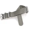 Fashion Watch Wear Nylon Strap Zulu – Grå
