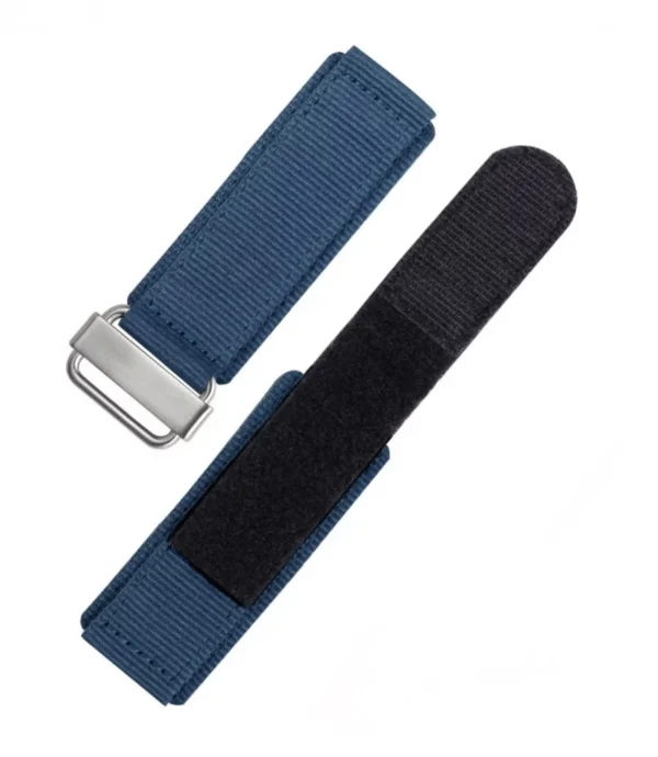 Clearance Watch Wear Nylon Velcro – Blå