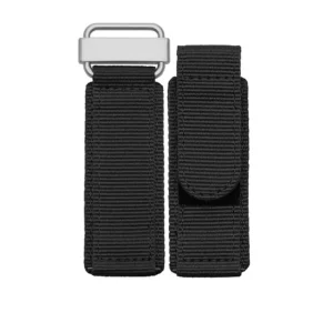 Hot Watch Wear Nylon Velcro – Svart