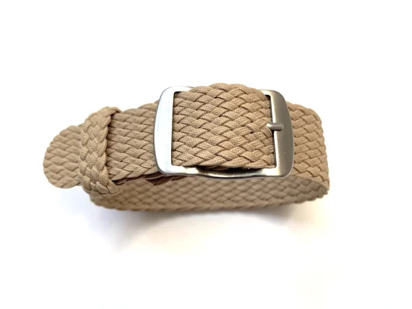 Fashion Watch Wear Perlonband – beige