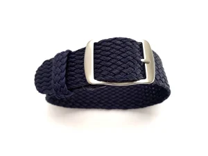 Best Watch Wear Perlonband – mörkblå