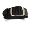 Best Watch Wear Perlonband – svart