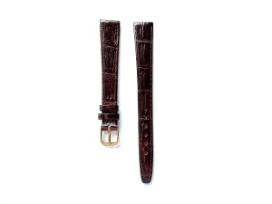 Online Watch Wear Philippe Pechard croco läder 14mm – Mörkbrun