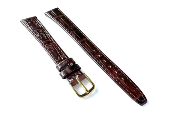 Online Watch Wear Philippe Pechard croco läder 14mm – Mörkbrun