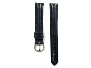 Discount Watch Wear Philippe Pechard läder 16mm – Svart (silver spänne)