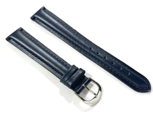 Outlet Watch Wear Philippe Pechard läder 18mm – Blå