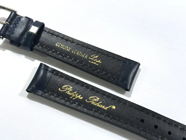 Outlet Watch Wear Philippe Pechard läder 18mm – Blå