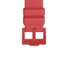 New Watch Wear Spänne Curved Plastic – Röd